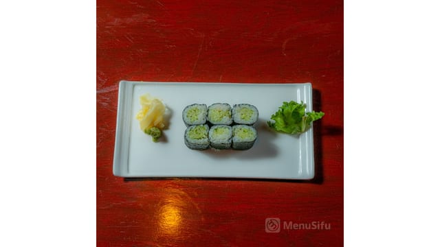 Salmon Cucumber Roll.